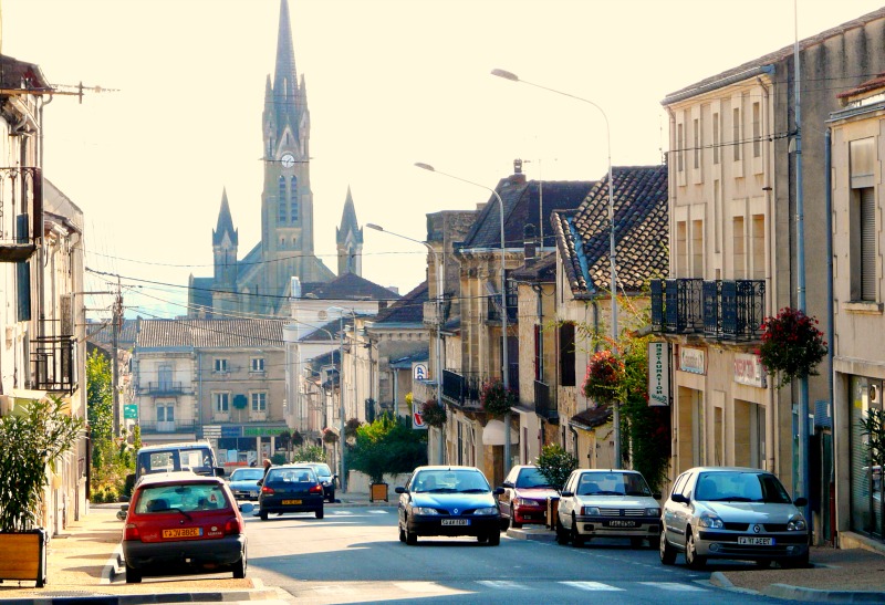 Village de Fumel dans le Lot-et-Garonne.