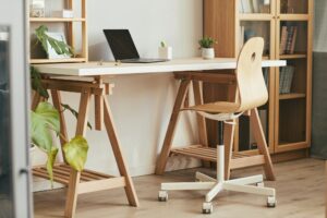 Natural Materials in Home Office